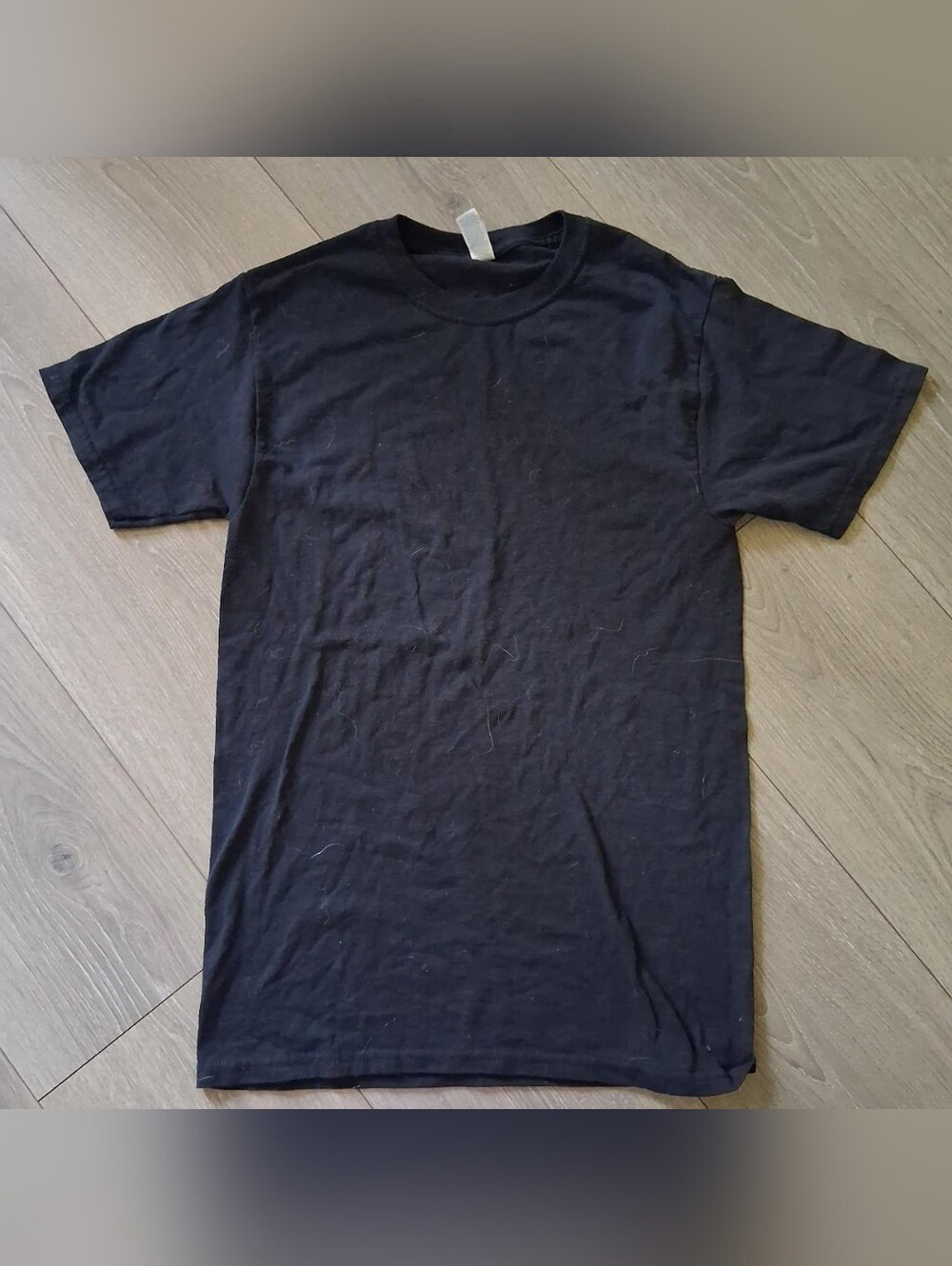 Jerzees black plain short sleeve crew neck T-shirt